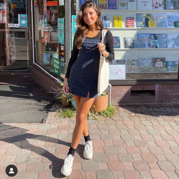 BDG Urban Outfitters plaid dress size M - Picture 1 of 5